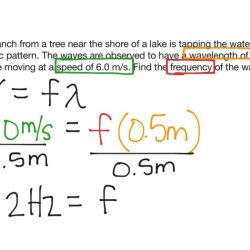 Physical science wave calculations worksheet answers