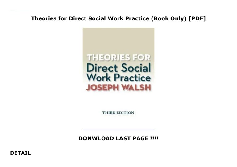 Direct social work practice theory and skills 11th edition pdf